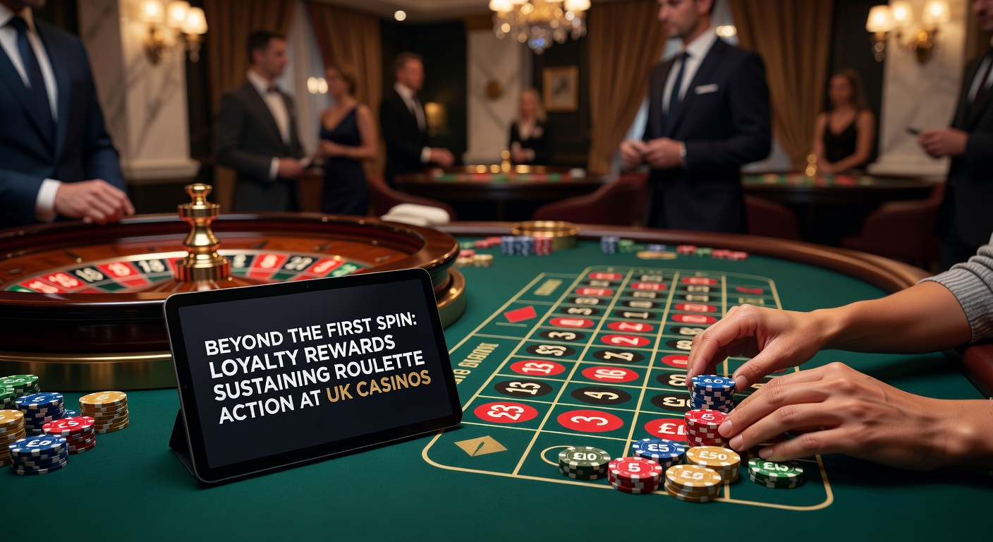 Screenshot of a loyalty rewards dashboard in a UK online casino, displaying tier levels, points earned from roulette spins, and exclusive perks like cashback offers