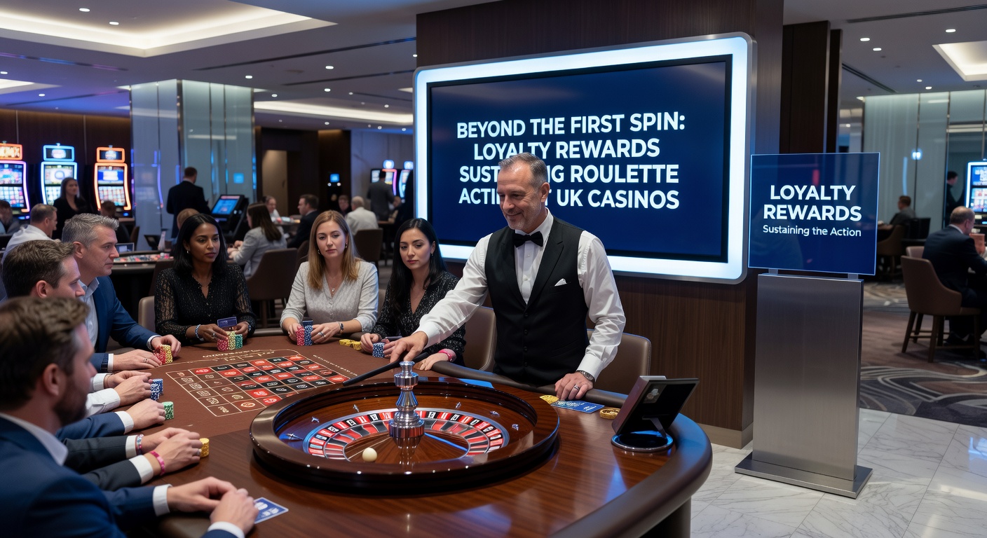 Visual of roulette wheel with overlaid loyalty icons, illustrating cashback rebates, free spin tokens, and VIP tier badges active during a live casino session
