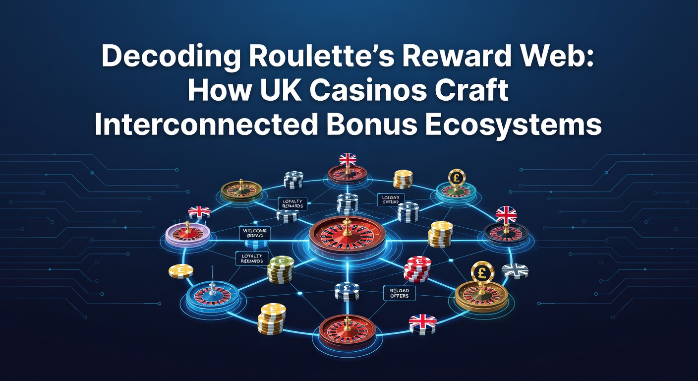 Visual representation of interconnected roulette bonus systems linking welcome offers, loyalty tiers and reload incentives at UK casinos