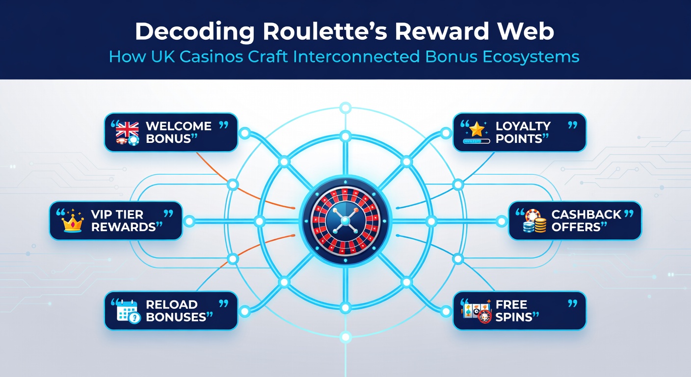 Diagram showing data flows between roulette gameplay and layered bonus programmes in UK online casinos