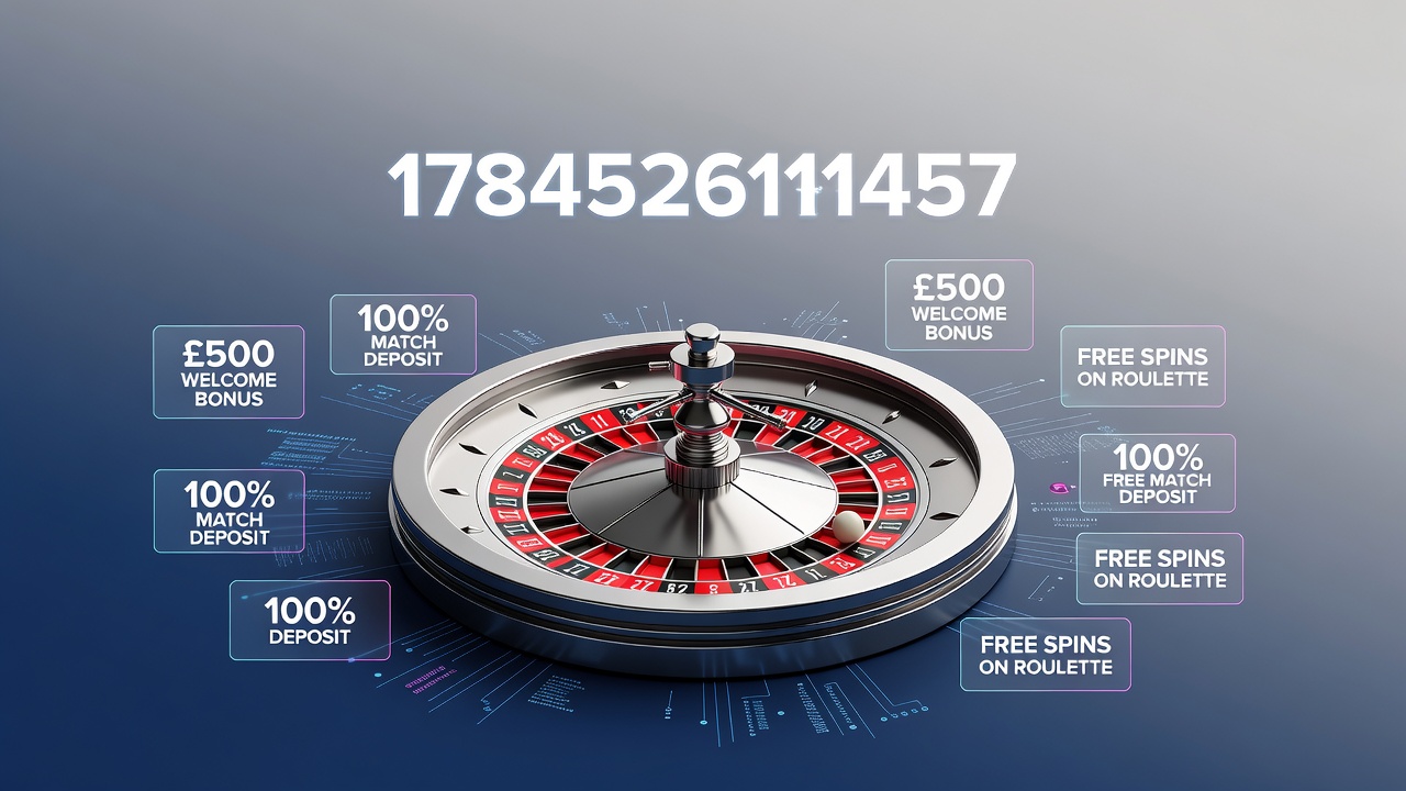 Roulette wheel and bonus offers displayed on UK casino platforms